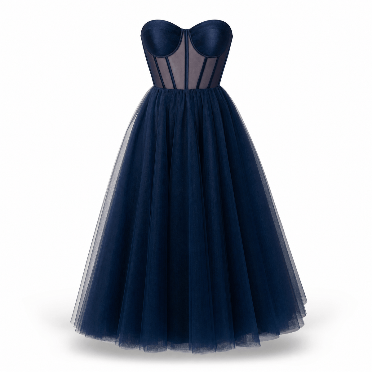 Luna Rune XS Boned Lace-Up Structured Corset Dress