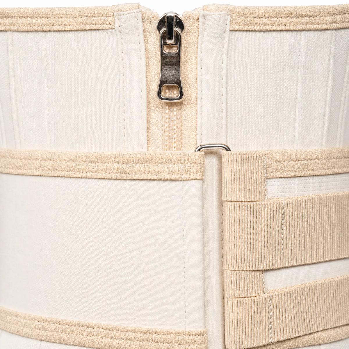 Luna Rune Zip-Up Lumbar-Support Boned Corset