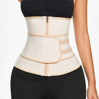 Luna Rune Zip-Up Lumbar-Support Boned Corset